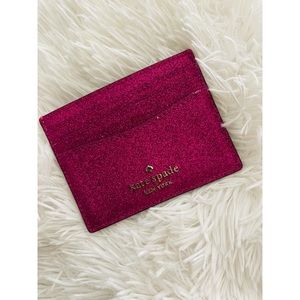 Kate Spade Pink Glitter Wallet